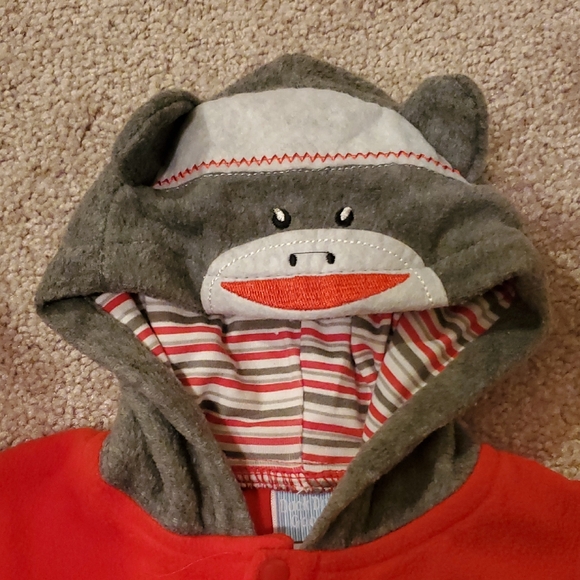 Cute baby monkey jacket and pants set - Picture 2 of 4